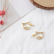 Load image into Gallery viewer, Cat earrings