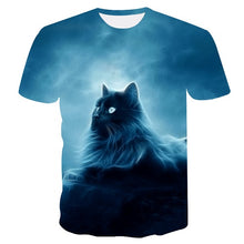 Load image into Gallery viewer, White cat t-shirt