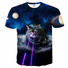 Load image into Gallery viewer, White cat t-shirt