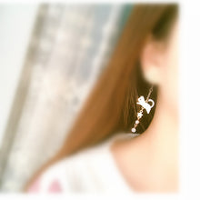 Load image into Gallery viewer, Cat and fish earrings