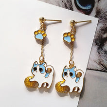 Load image into Gallery viewer, Cat earring