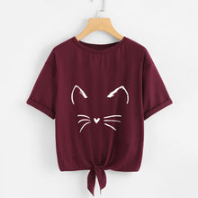 Load image into Gallery viewer, Cat vector t-shirt