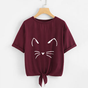 Cat vector t-shirt