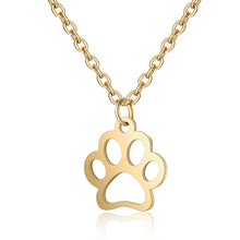 Load image into Gallery viewer, Cat footprint necklace