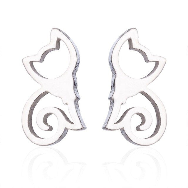 Cat earrings